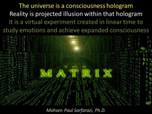The universe as a conscious hologram-revised